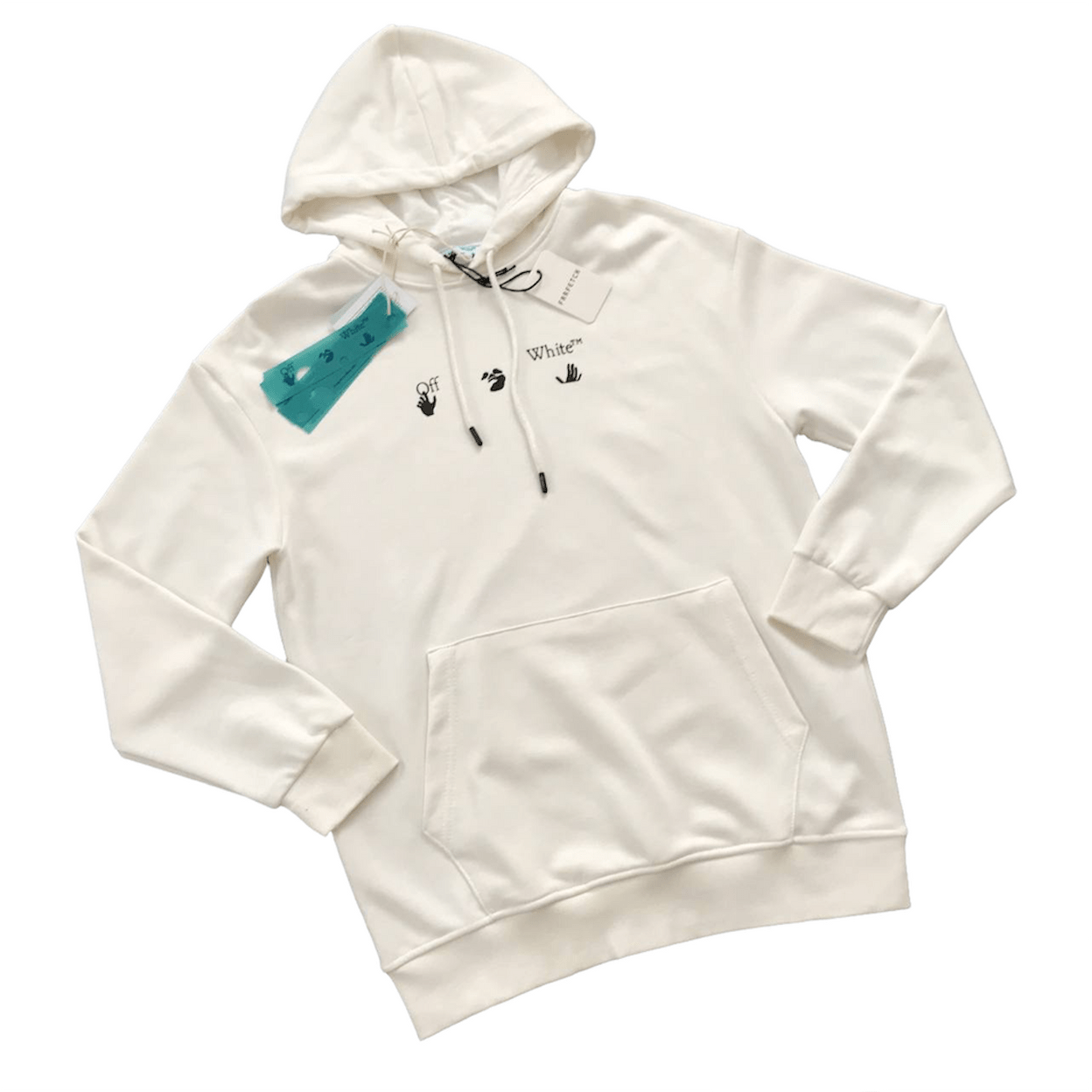 Купить ТОЛСТОВКА OFF WHITE БЕЛАЯ