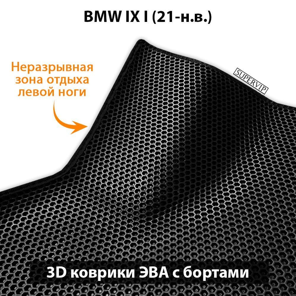 Купить Автоковрики ЭВА с бортами для BMW IX I