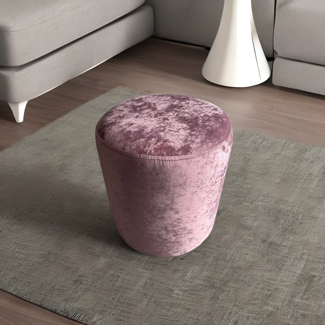 Купить Розовый пуф