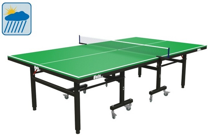 Купить Всепогодный теннисный стол UNIX line outdoor 6mm (green)