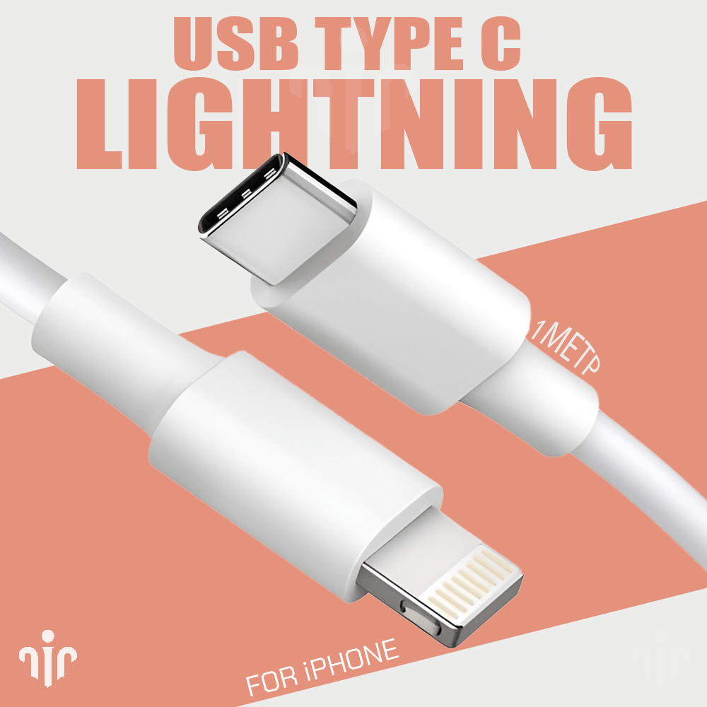 Купить Провод USB-C на Lightning 20W - быстрая зарядка