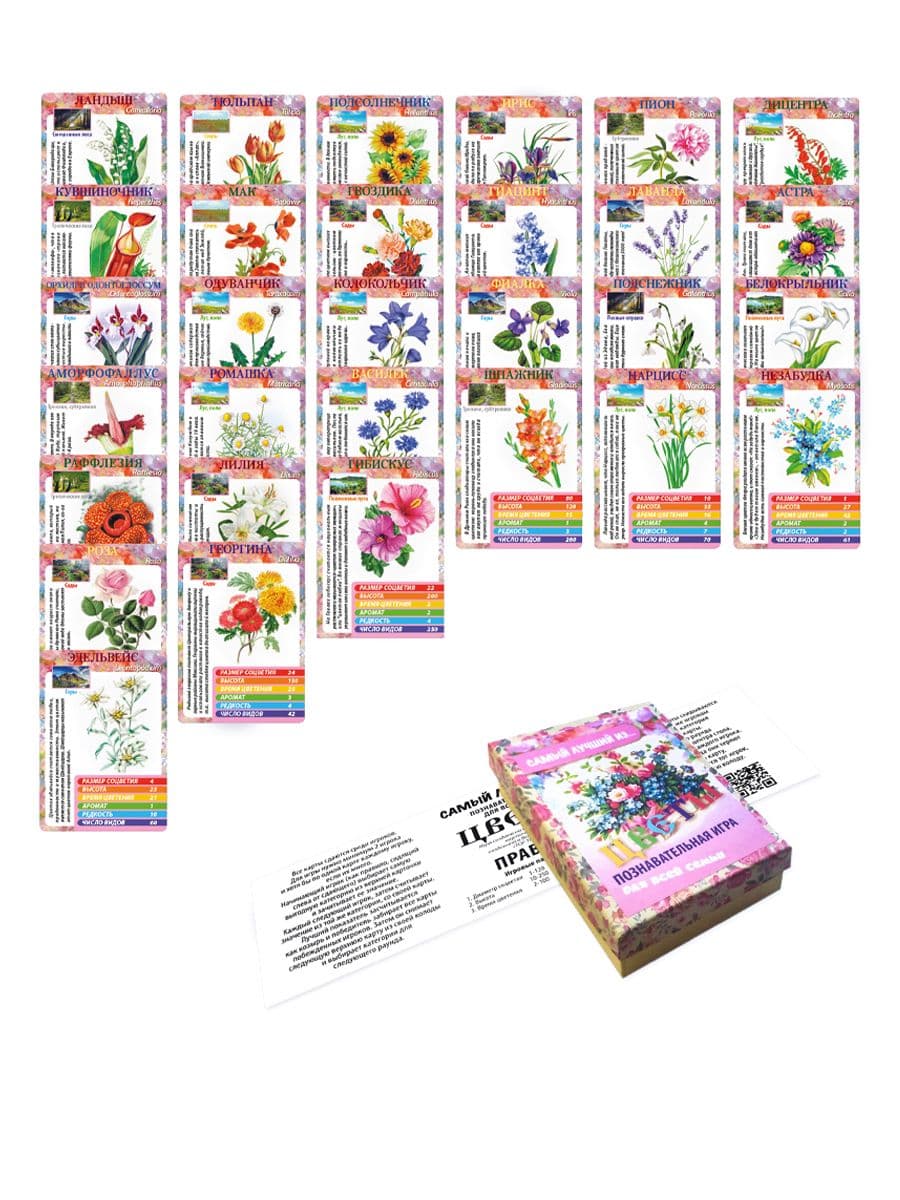 Купить Настольная игра "Самый лучший из..." Цветы