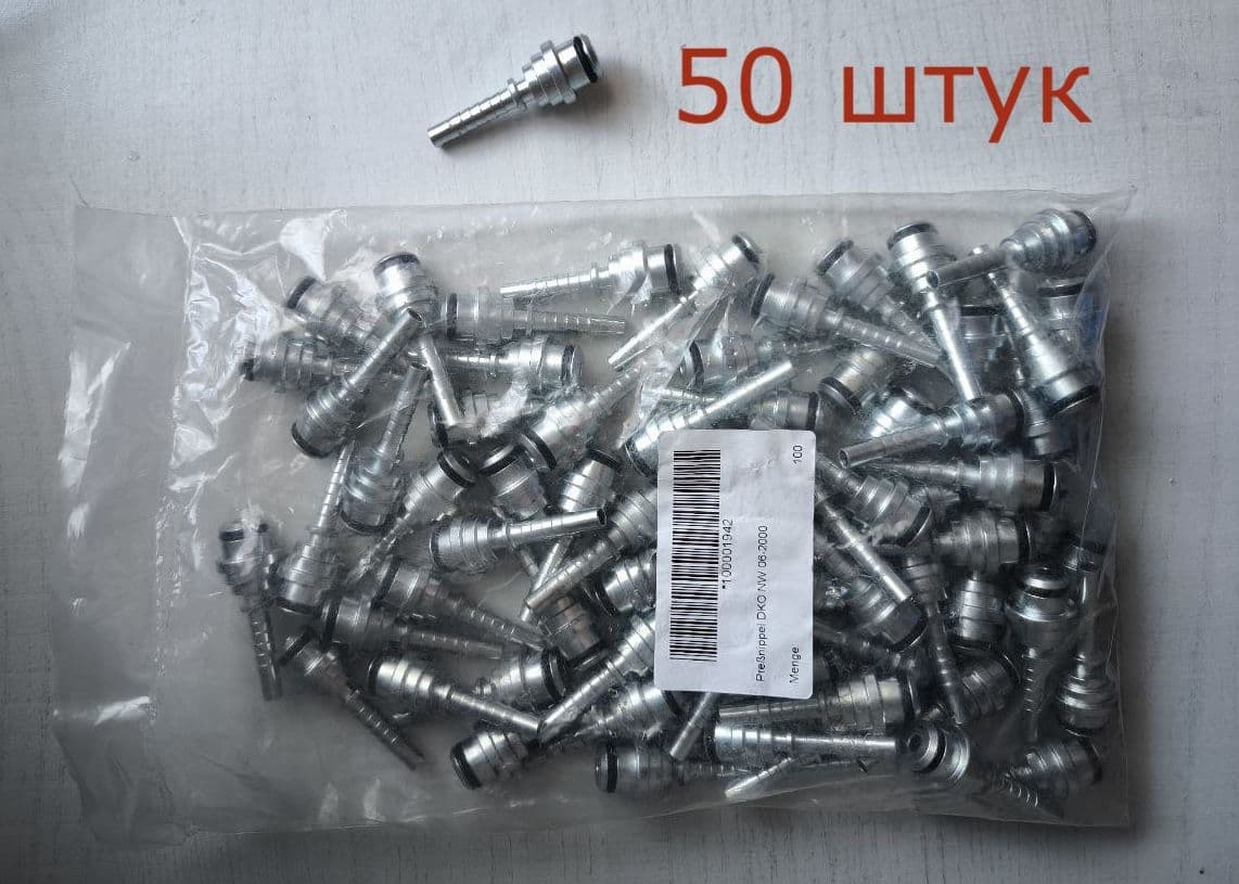 Купить R+M 100001942 Прессниппель для шланга DN06, оцинк.сталь 50шт в упаковке