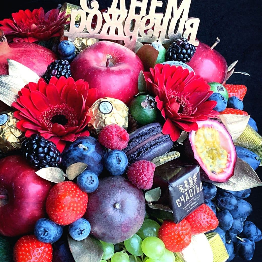 Купить Шляпная коробка из фруктов арт. 200