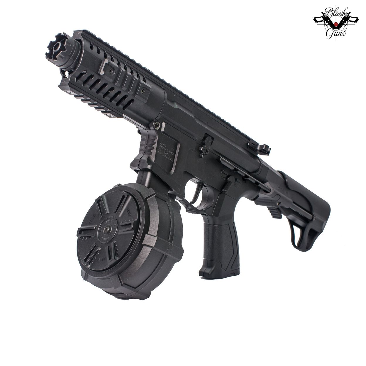 Купить Увеличенный магазин барабан на 650 орбиз для ARP 9 из нейлона черный Black Guns