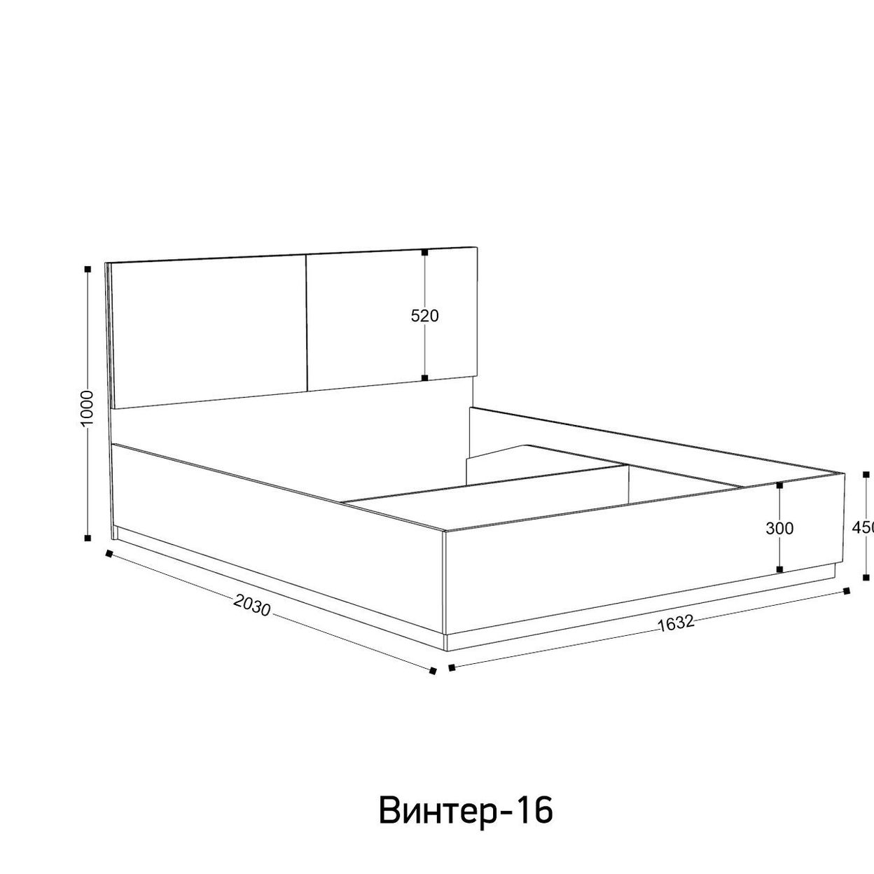 Купить «Винтер» кровать 14