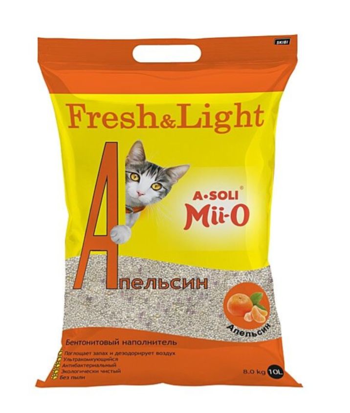 Купить A-Soli А-Соли FRESH LIGHT Natural, безаллергенный наполнитель комкующийся с ручкой 5л 4кг