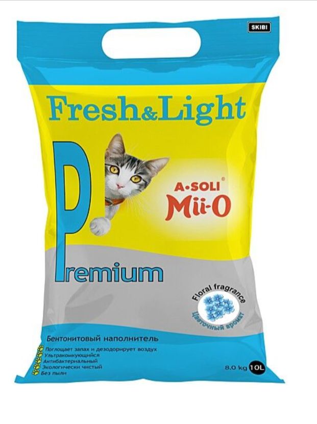 Купить A-Soli А-Соли FRESH LIGHT Natural, безаллергенный наполнитель комкующийся с ручкой 5л 4кг