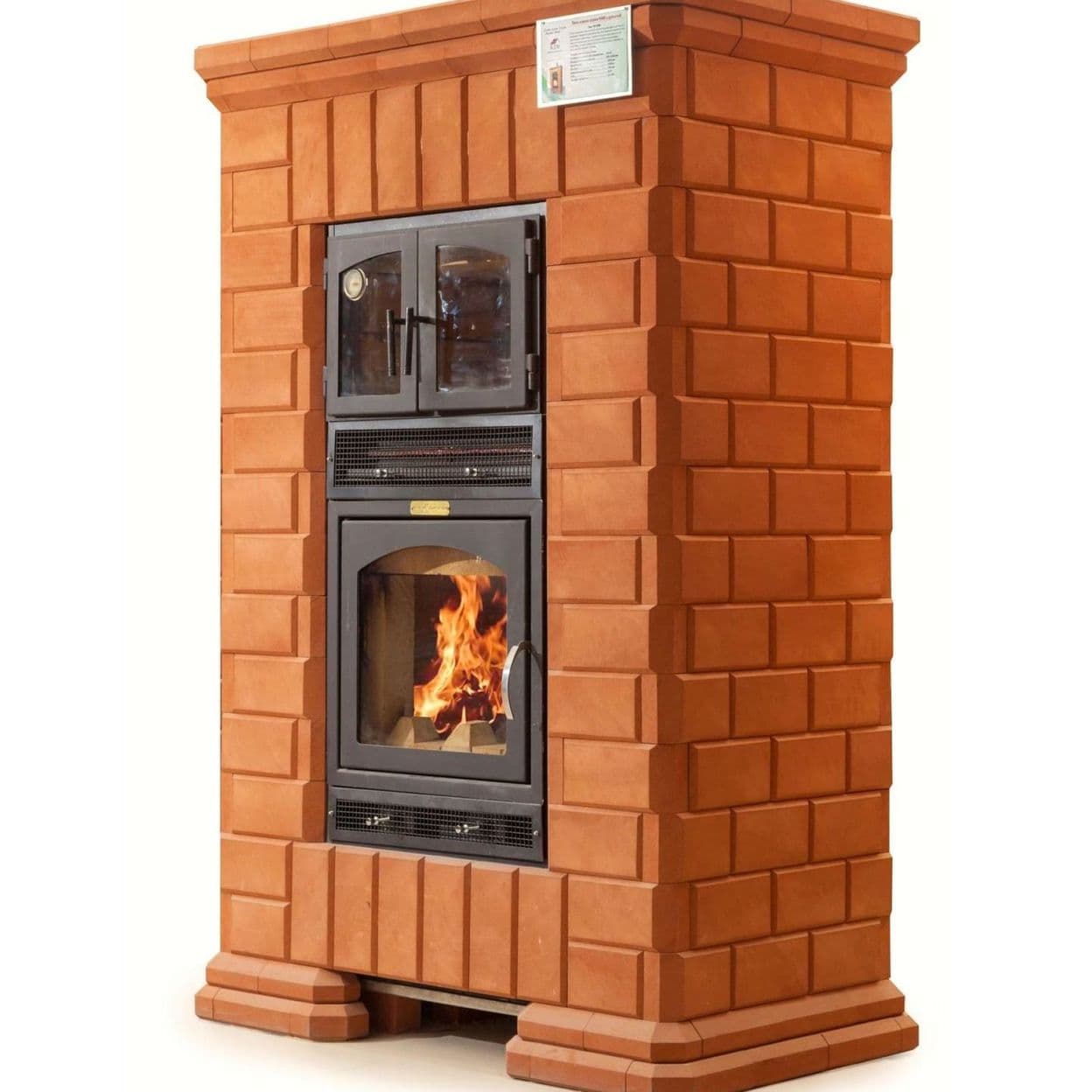 Купить Печь-камин серии КИВ с духовкой