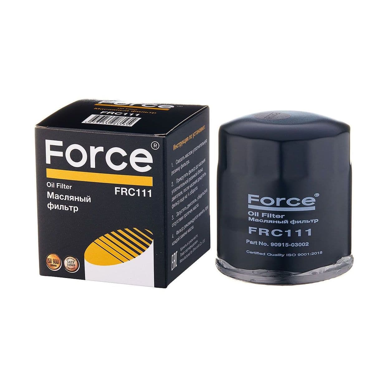 Купить Фильтр масляный FORCE FRC111 (90915-03002) (аналог VIC C-111)