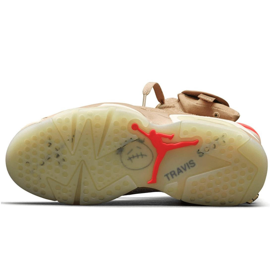 Купить Travis Scott x NIke Air Jordan 6 Khaki