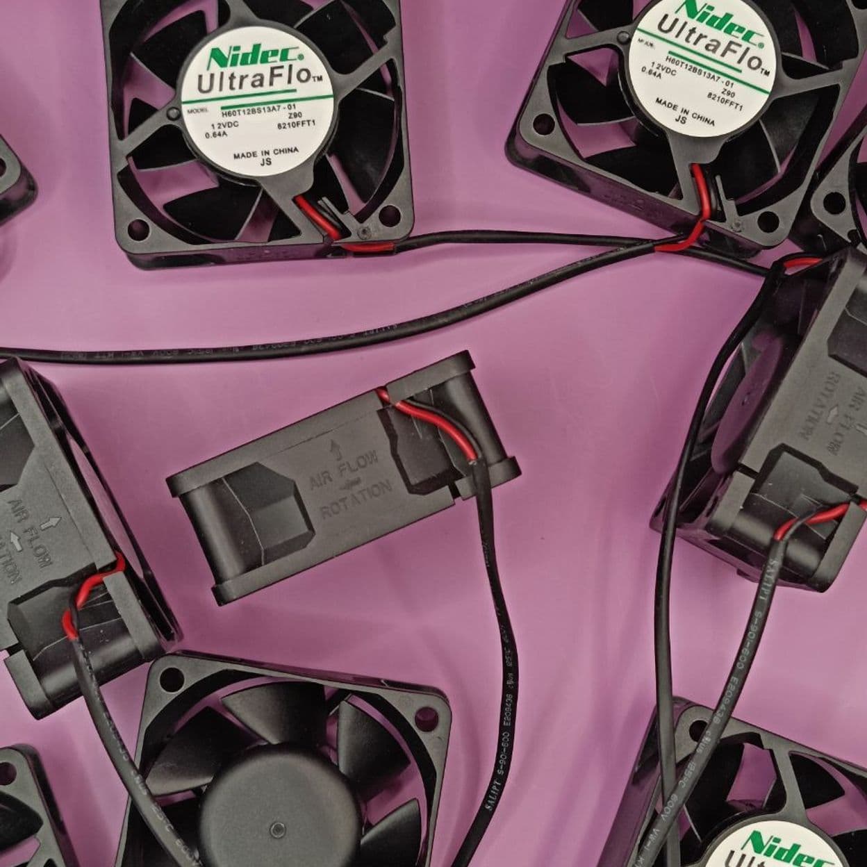 Купить Вентилятор NIDEC UltraFlo 60x60х25 (0,64 A) 2 пин