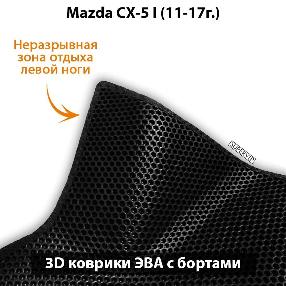 Купить Автоковрики ЭВА с бортами для Mazda CX-5 I