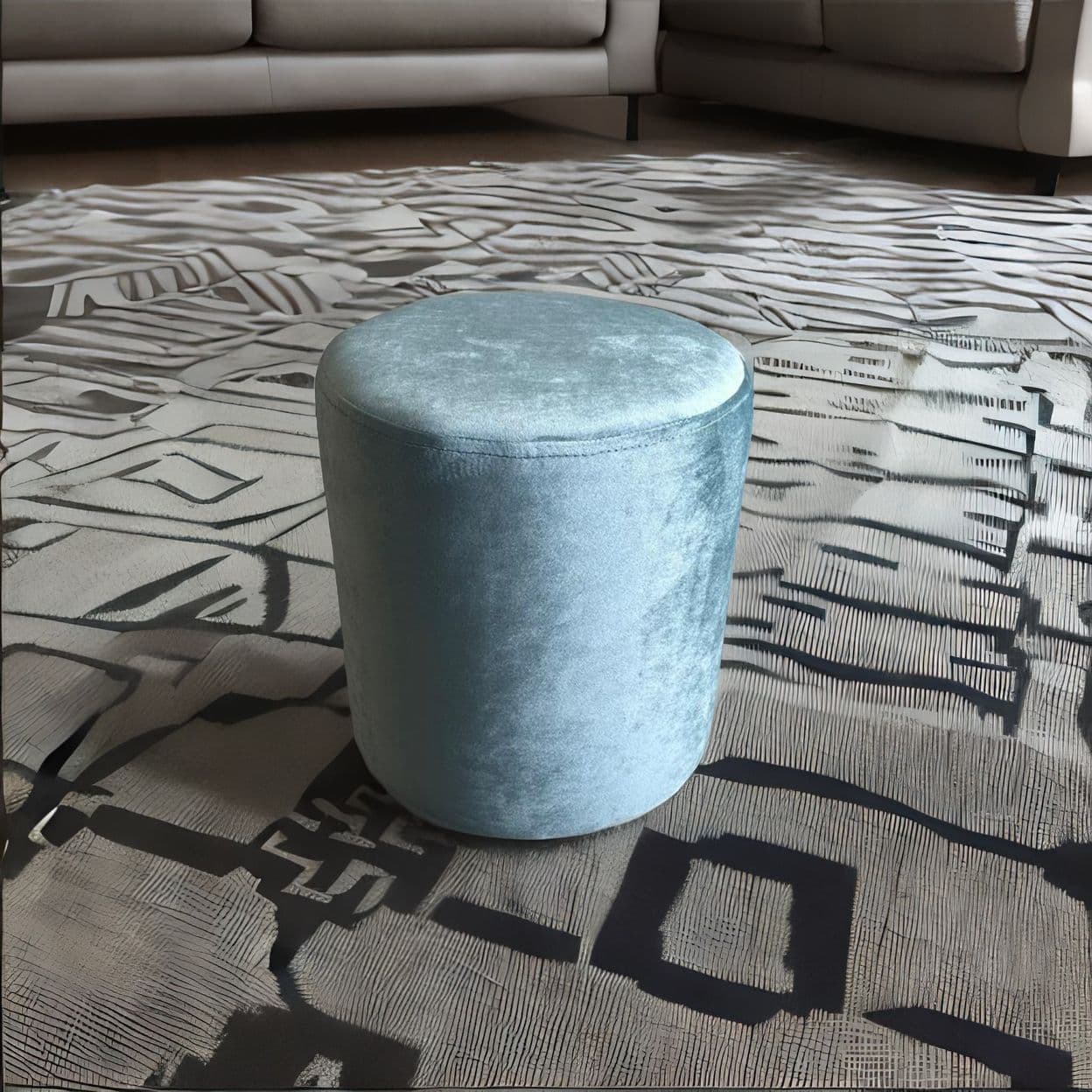 Купить Бирюзовый пуф