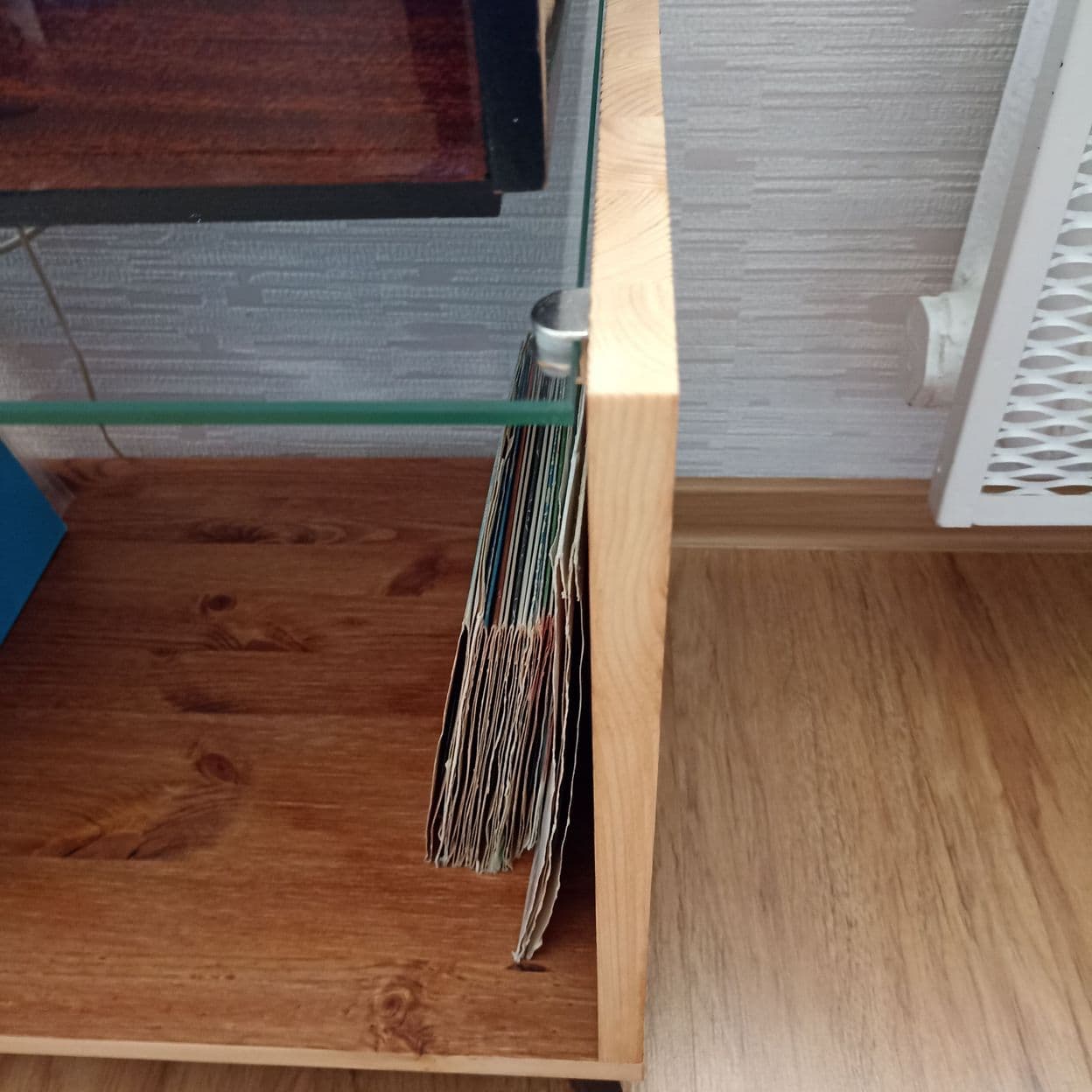 Купить Консоль для винила дерево mid-century modern