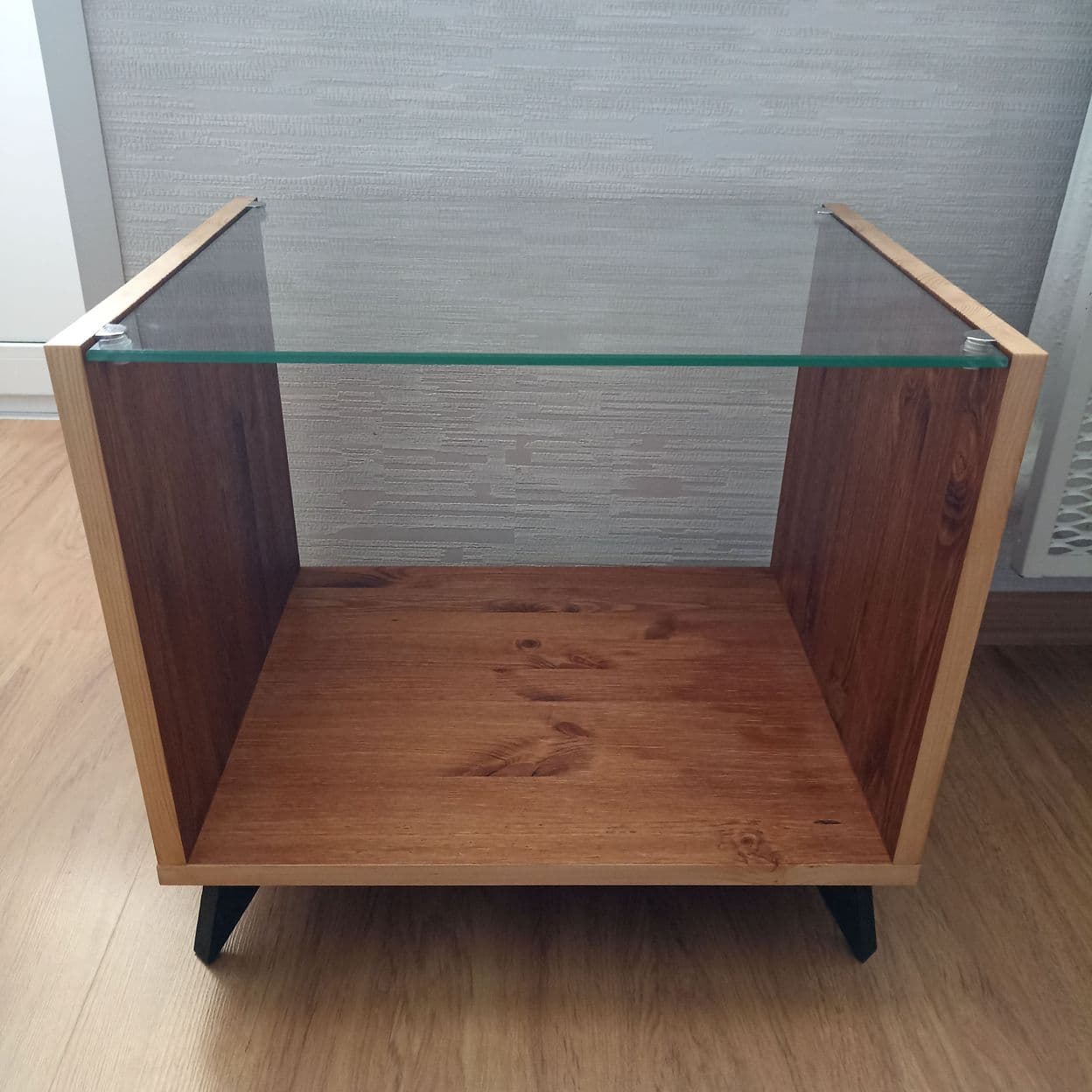 Купить Консоль для винила дерево mid-century modern