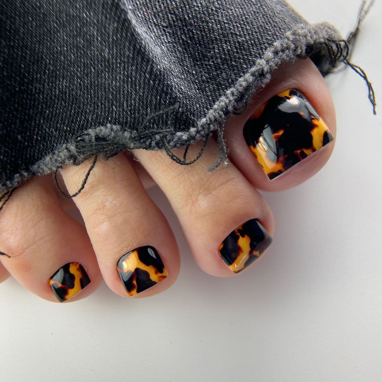 Купить Пленки для педикюра Dark Tortoiseishell
