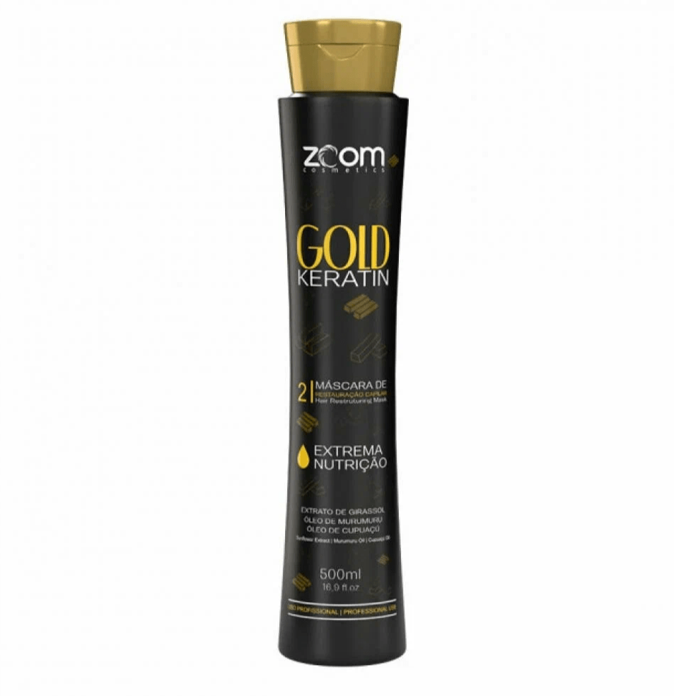 Купить Кератин для волос ZOOM Gold Keratin 500 ml