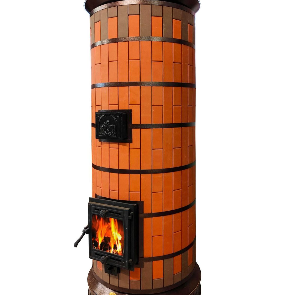 Купить Печь отопительная "СУДАРЫНЯ" в кирпичной облицовке Керма
