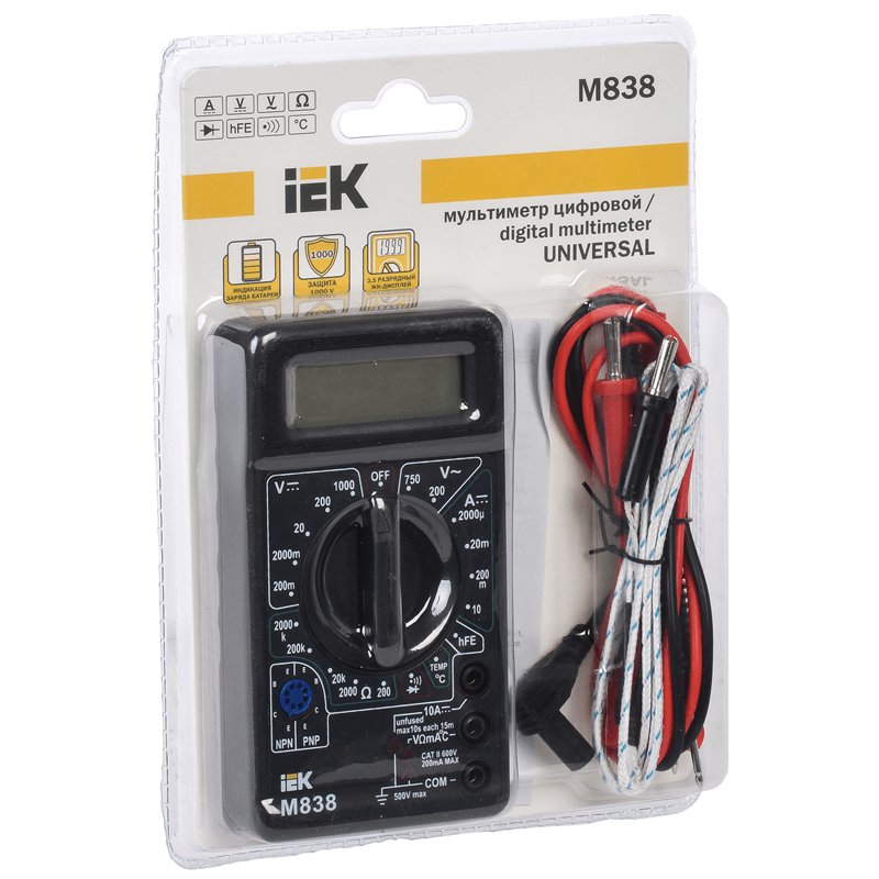 Купить Мультиметр Цифровой M 830B IEK