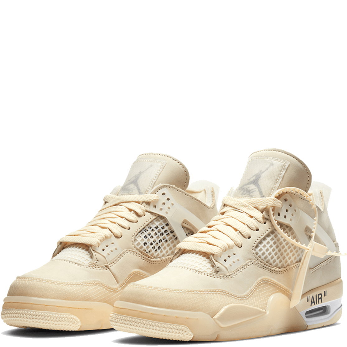 Купить Off White x Nike Air Jordan 4 Sail