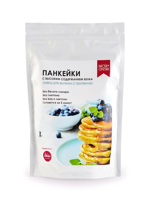 Купить Протеиновые Панкейки, оладьи - смесь для выпечки, 300 гр.
