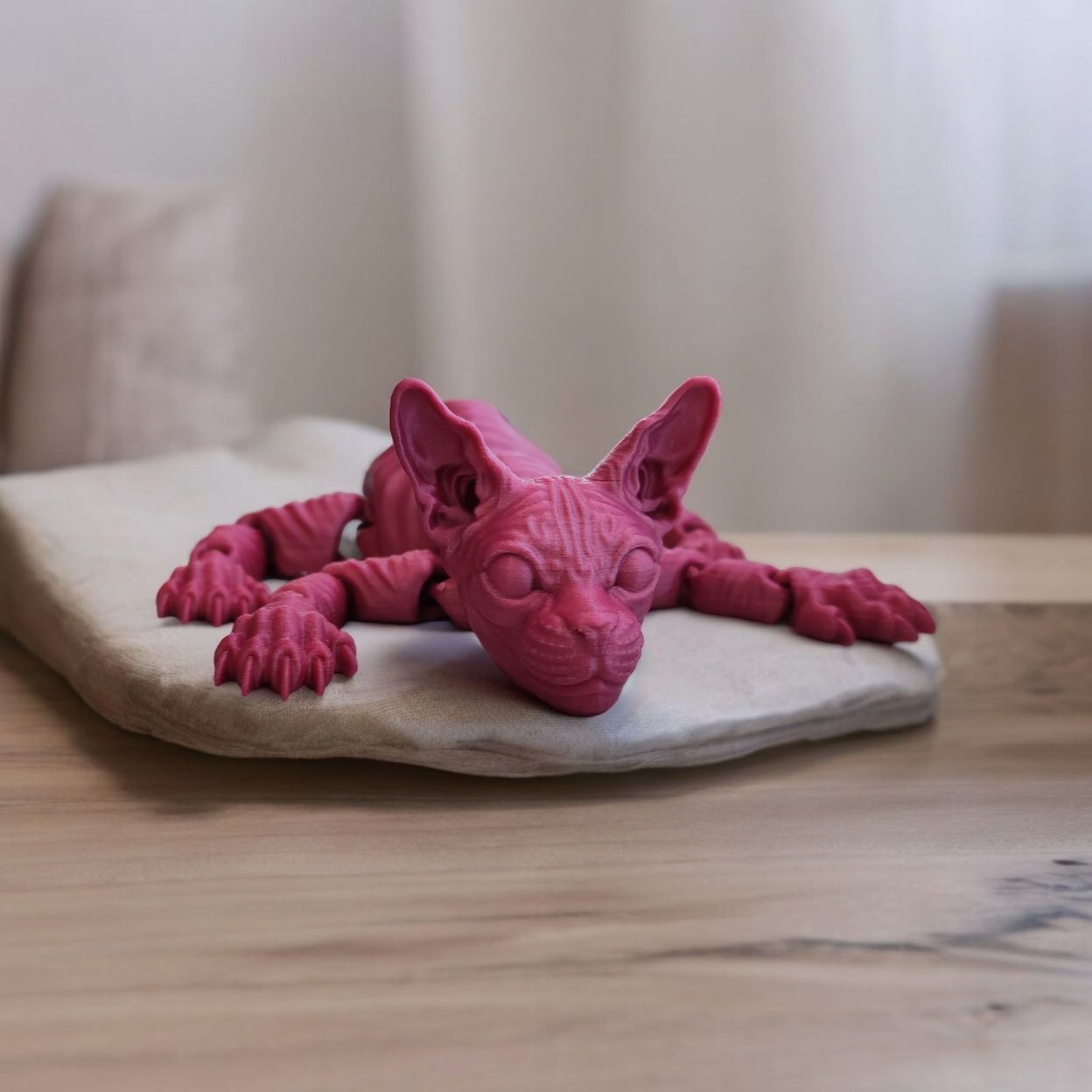 Купить Подвижная игрушка кошка Сфинкс V-ушки