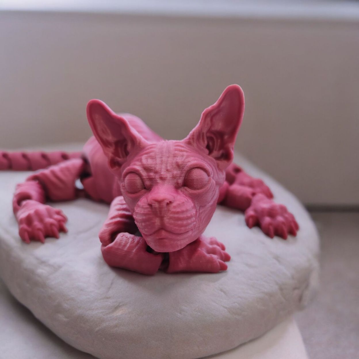 Купить Подвижная игрушка кошка Сфинкс V-ушки