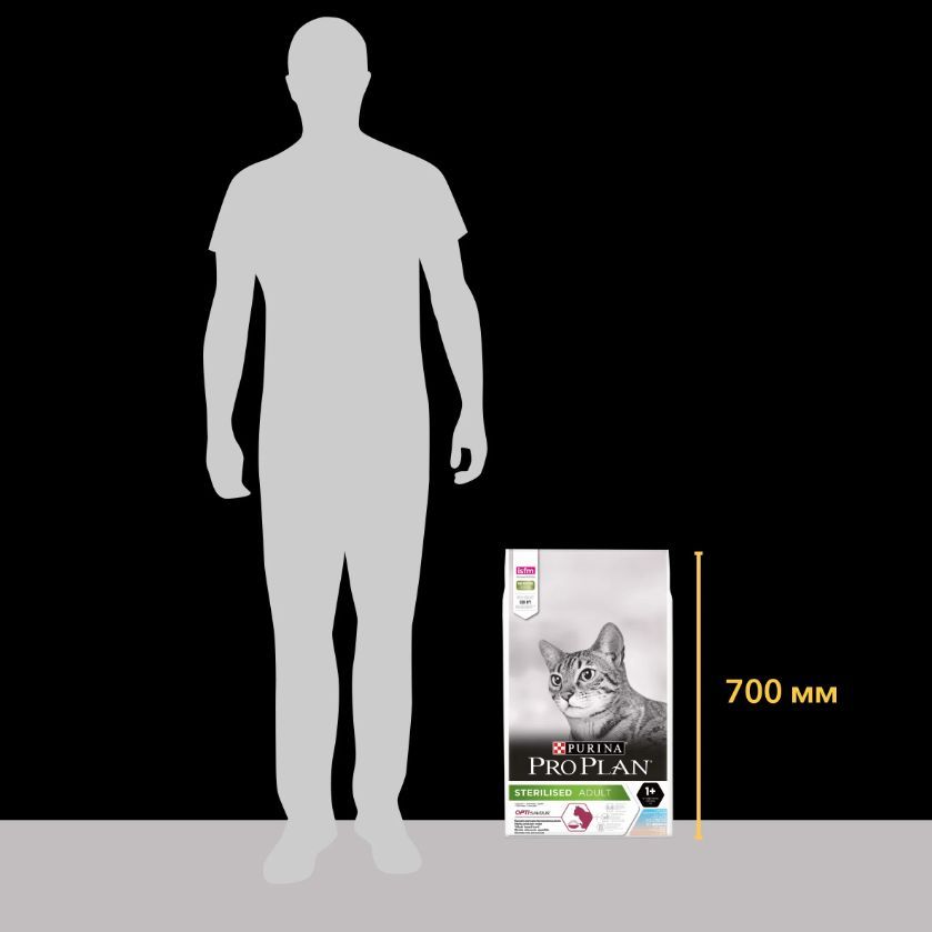 Купить Корм сухой PURINA PRO PLAN для взрослых стерилизованных кошек и кастрированных котов, с высоким содержанием индейки 10 кг
