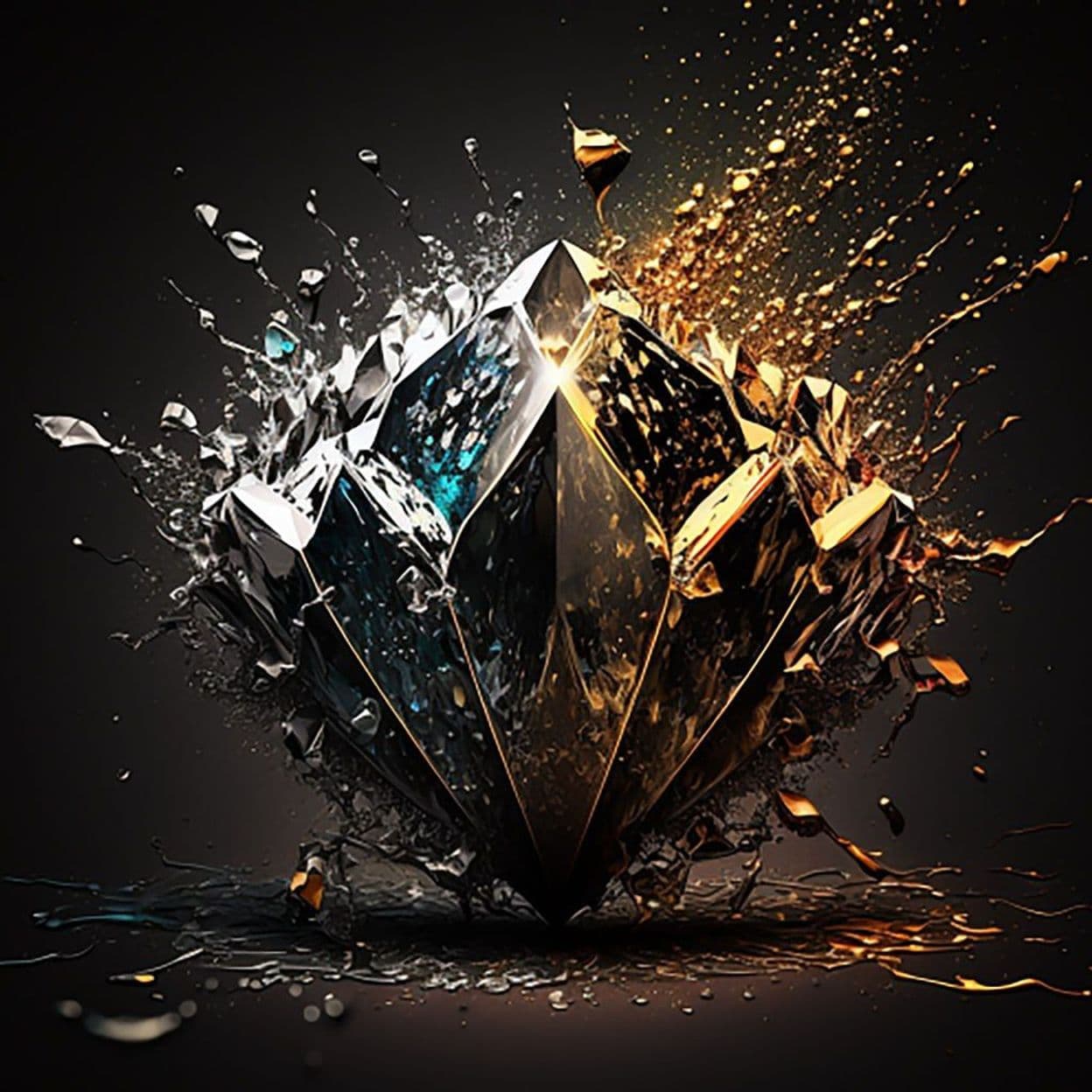 Купить Gold diamond разрешение 5000х4000 11,3 мб 300pdi PNG