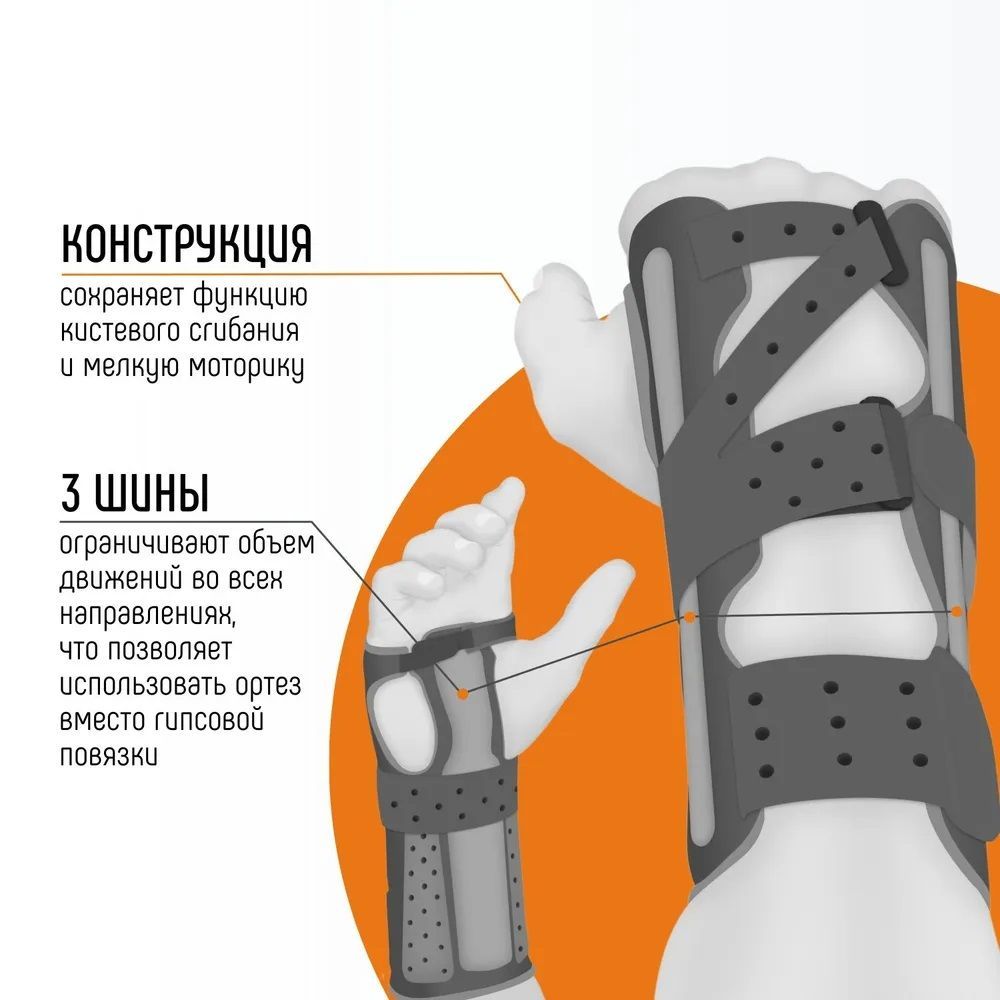 Купить Orliman Ортез на лучезапястный сустав M660