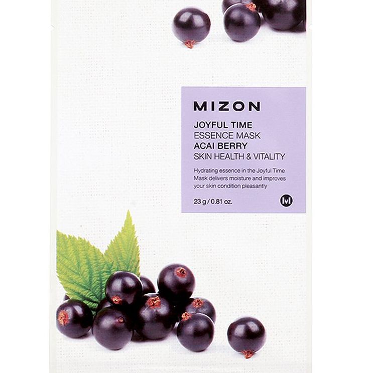 Купить Mizon  Тканевая маска для лица 1 шт Joyful Time Essence Mask Acai Berry