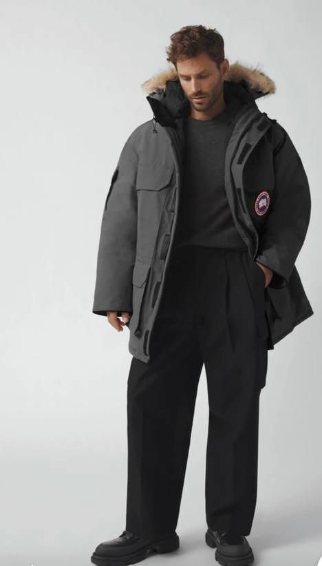 Купить Пуховик Canada Goose Expidition Parka серая