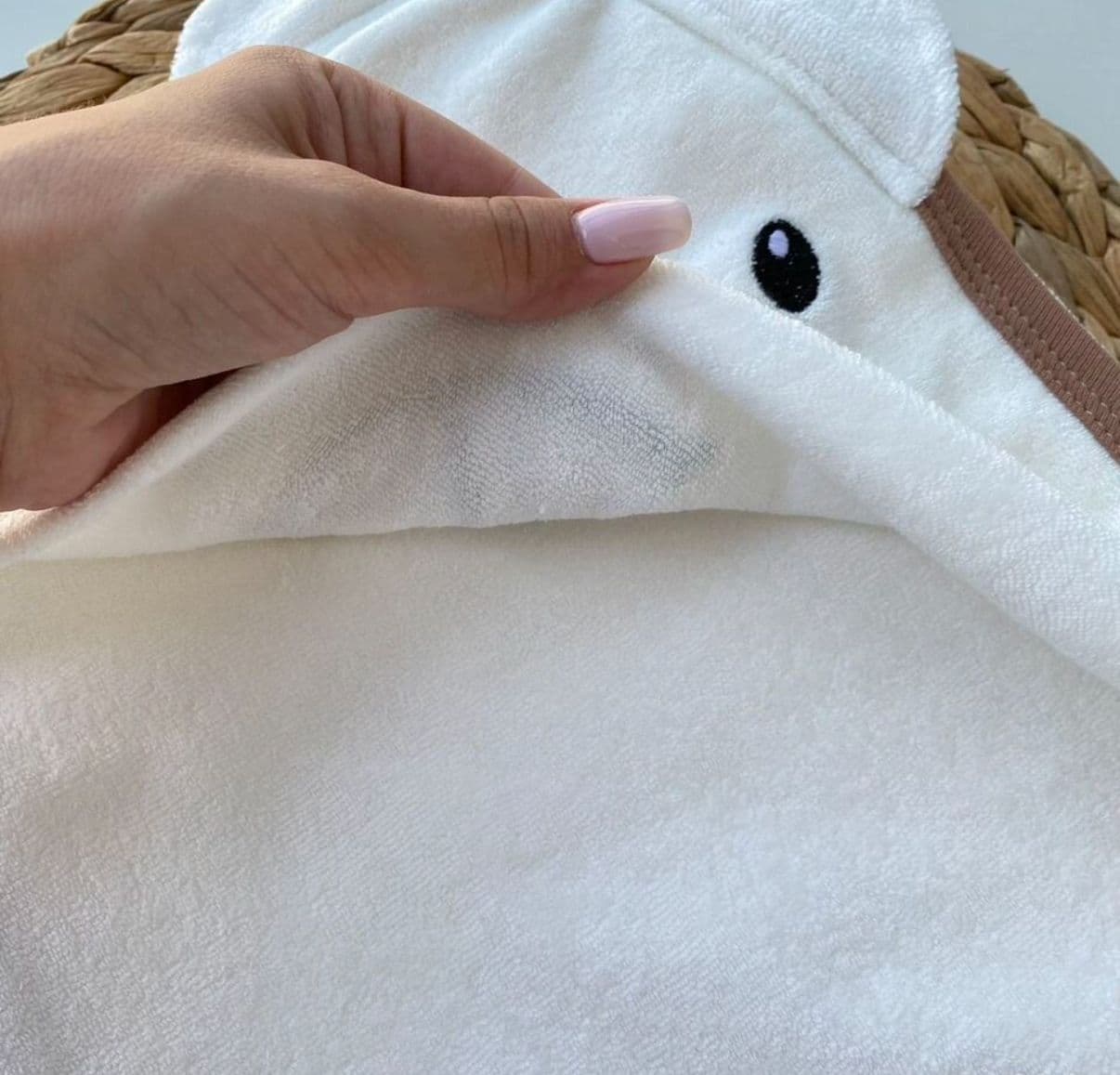 Купить 1001 Полотенце "Уголок Махра", для малышей, хлопок 100%, 90х110 см