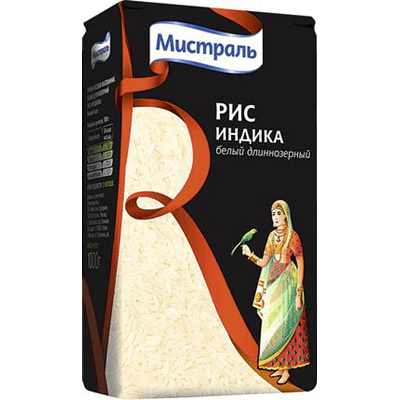 Купить РИС ДЛИННОЗЕРНЫЙ МИСТРАЛЬ ИНДИКА БЕЛЫЙ 1 КГ. с доставкой на дом . Доставка продуктов Тюмень , доставка продуктов в Тюмени , dostavka-produktov-