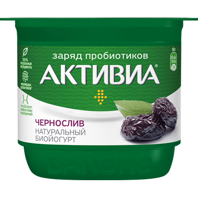 Купить  ЙОГУРТ АКТИВИА ЧЕРНОСЛИВ 150 Г. с доставкой на дом . Доставка продуктов Тюмень , доставка продуктов в Тюмени , dostavka-produktov-tyumen , dos