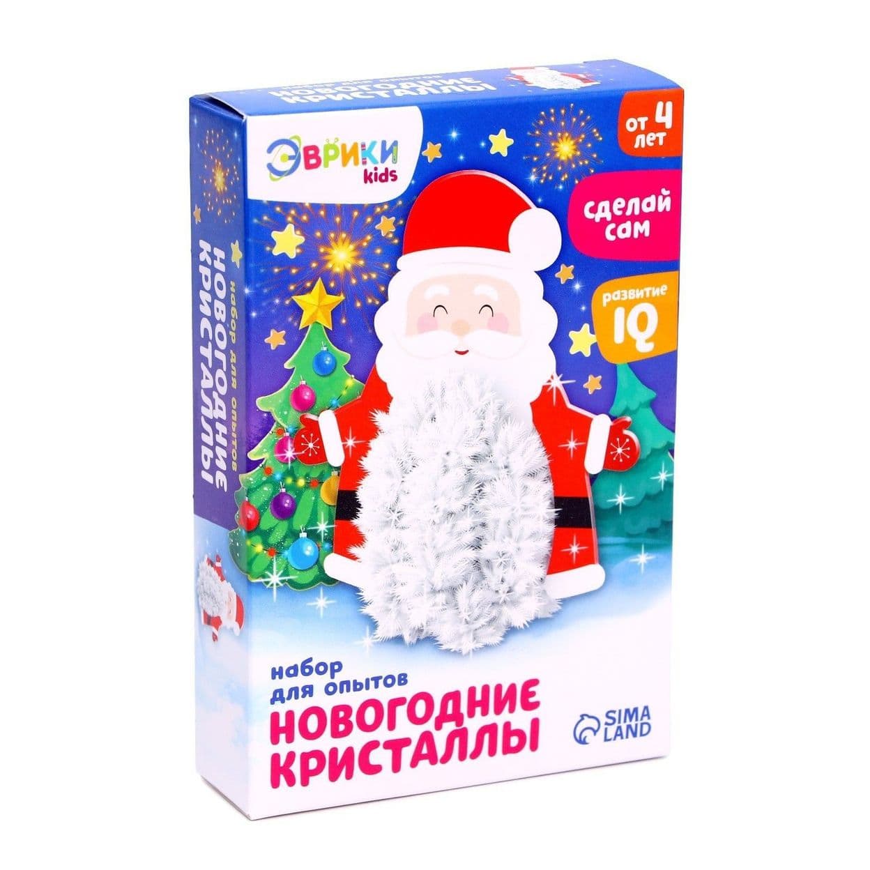 Купить Выращивание новогоднего кристалла «Дед Мороз», набор для опытов
