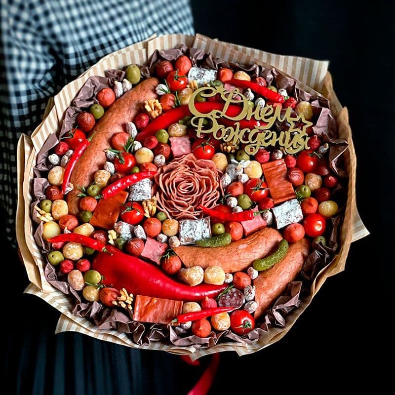 Купить Колбасный букет гигант арт. 457