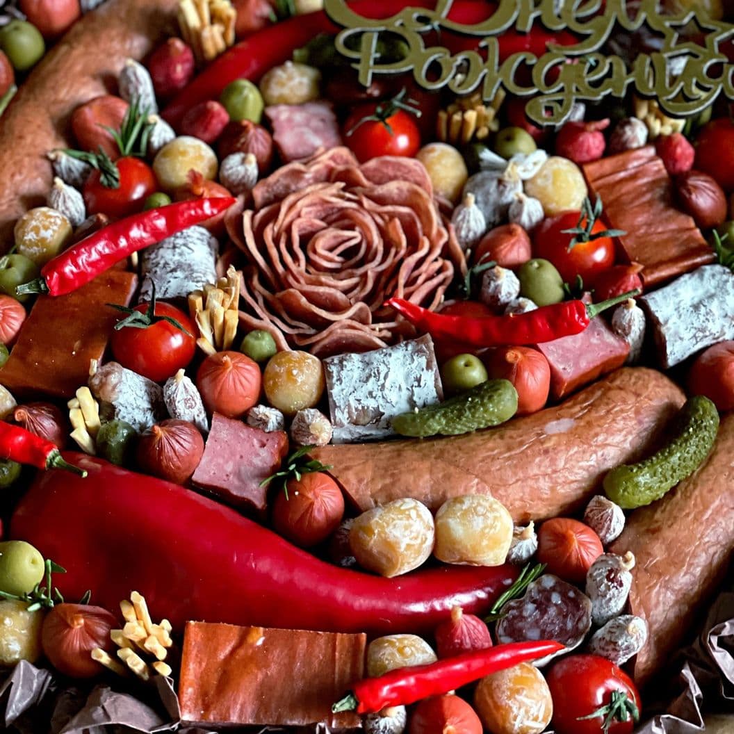 Купить Колбасный букет гигант арт. 457