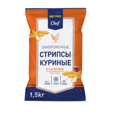 Купить СТРИПСЫ METRO CHEF КУРИНЫЕ 1,5 КГ. доставка продуктов Тюмень . доставка продуктов в Тюмени . доставка фруктов Тюмень . доставка фруктов в Тюмен