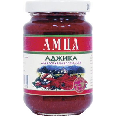 Купить АДЖИКА АБХАЗСКАЯ АМЦА КЛАССИЧЕСКАЯ 200 Г. с доставкой на дом . Доставка продуктов Тюмень , доставка продуктов в Тюмени , dostavka-produktov-tyu