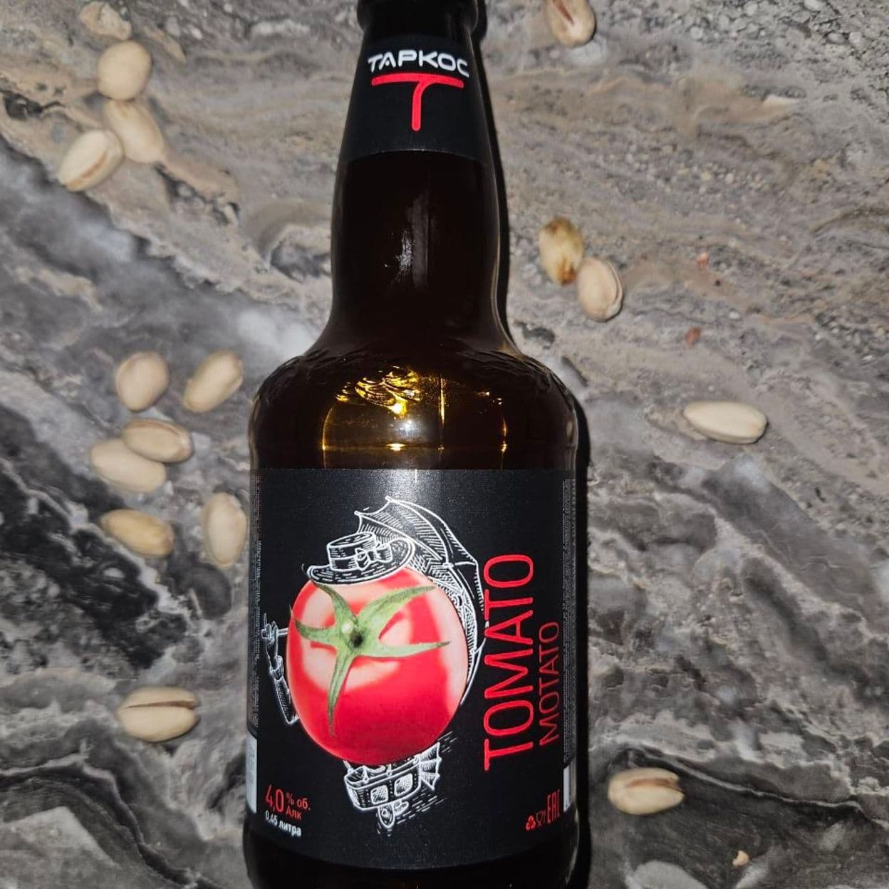Купить Пиво "Tomato Motato" Таркос - пшеничное пиво с томатным вкусом и ароматом 0.5 л