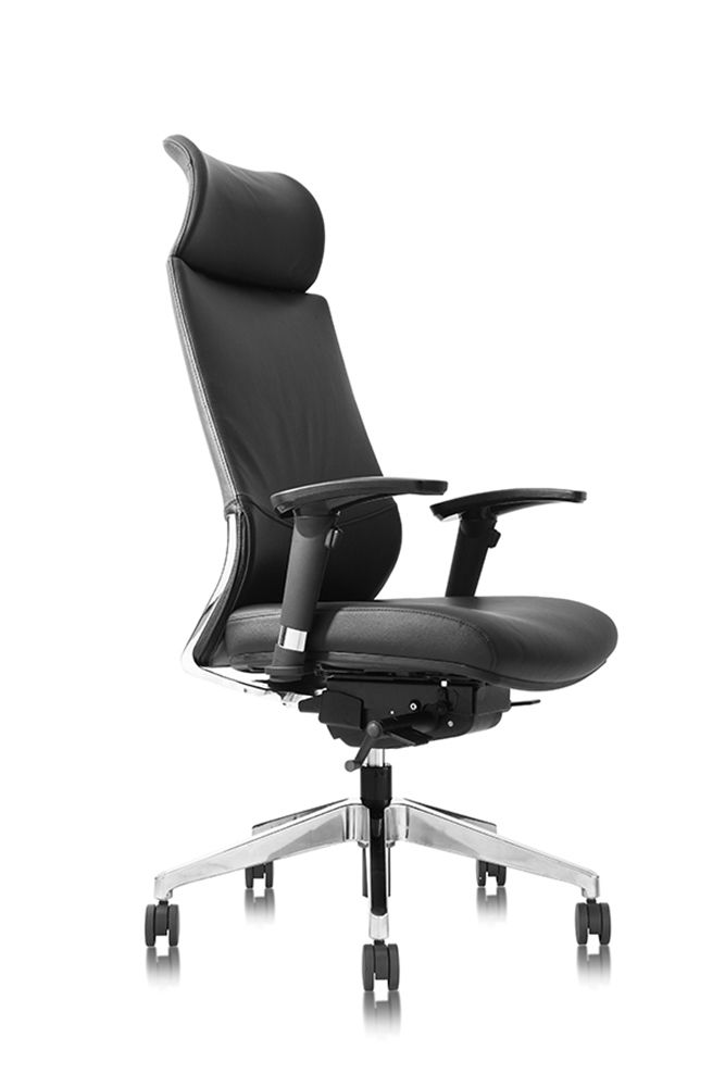 Купить Кресло руководителя с подголовником. Кожа