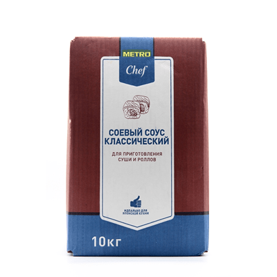 Купить СОУС СОЕВЫЙ METRO CHEF КЛАССИЧЕСКИЙ 10 КГ. доставка продуктов Тюмень . доставка продуктов в Тюмени . доставка фруктов Тюмень . доставка фруктов