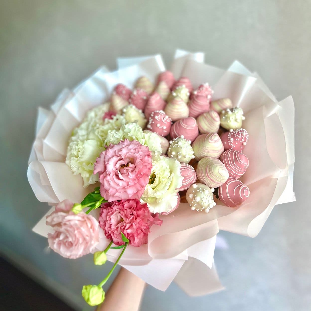 Купить Букет "Мэри эустома"