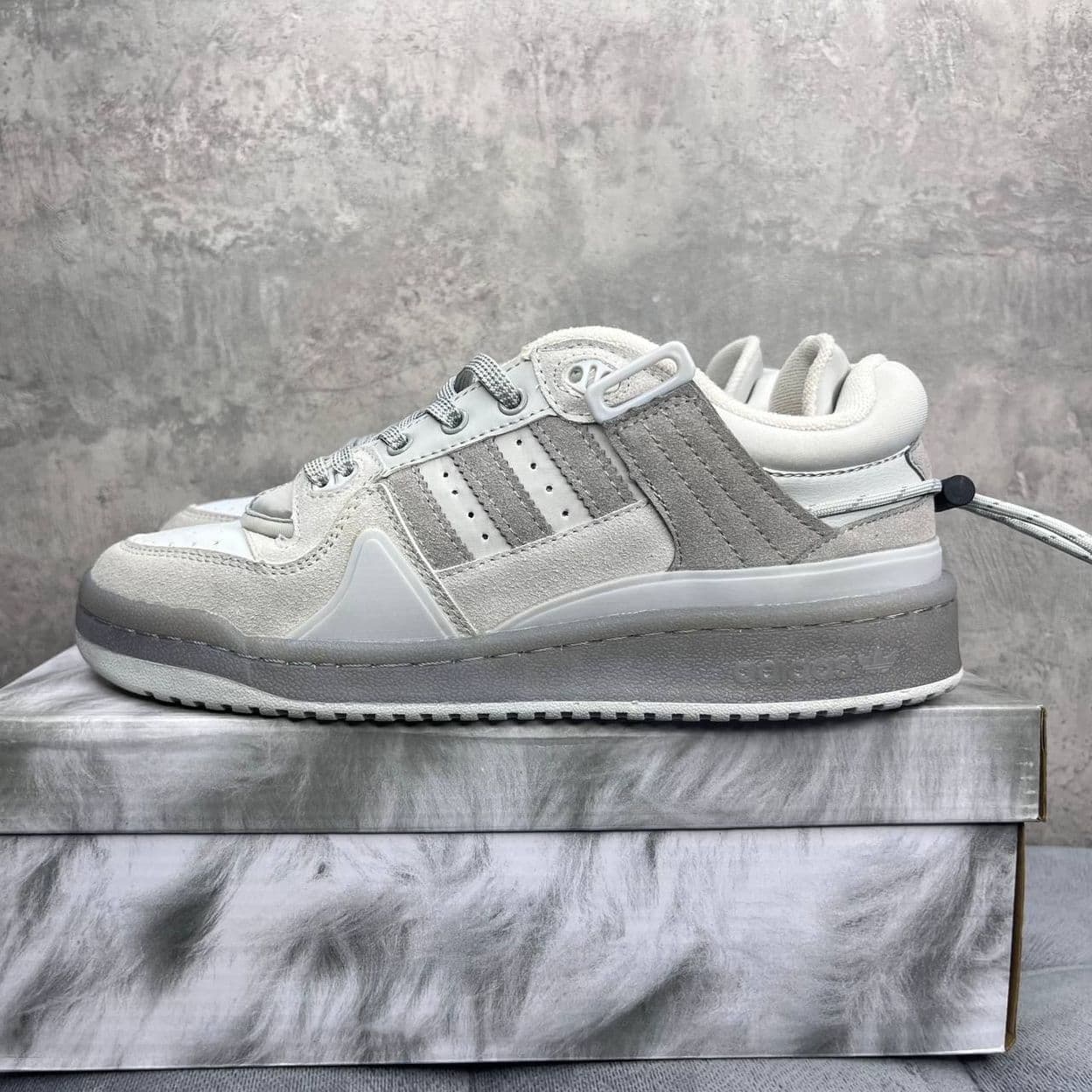 Купить Adidas Forum Bad Bunny Grey