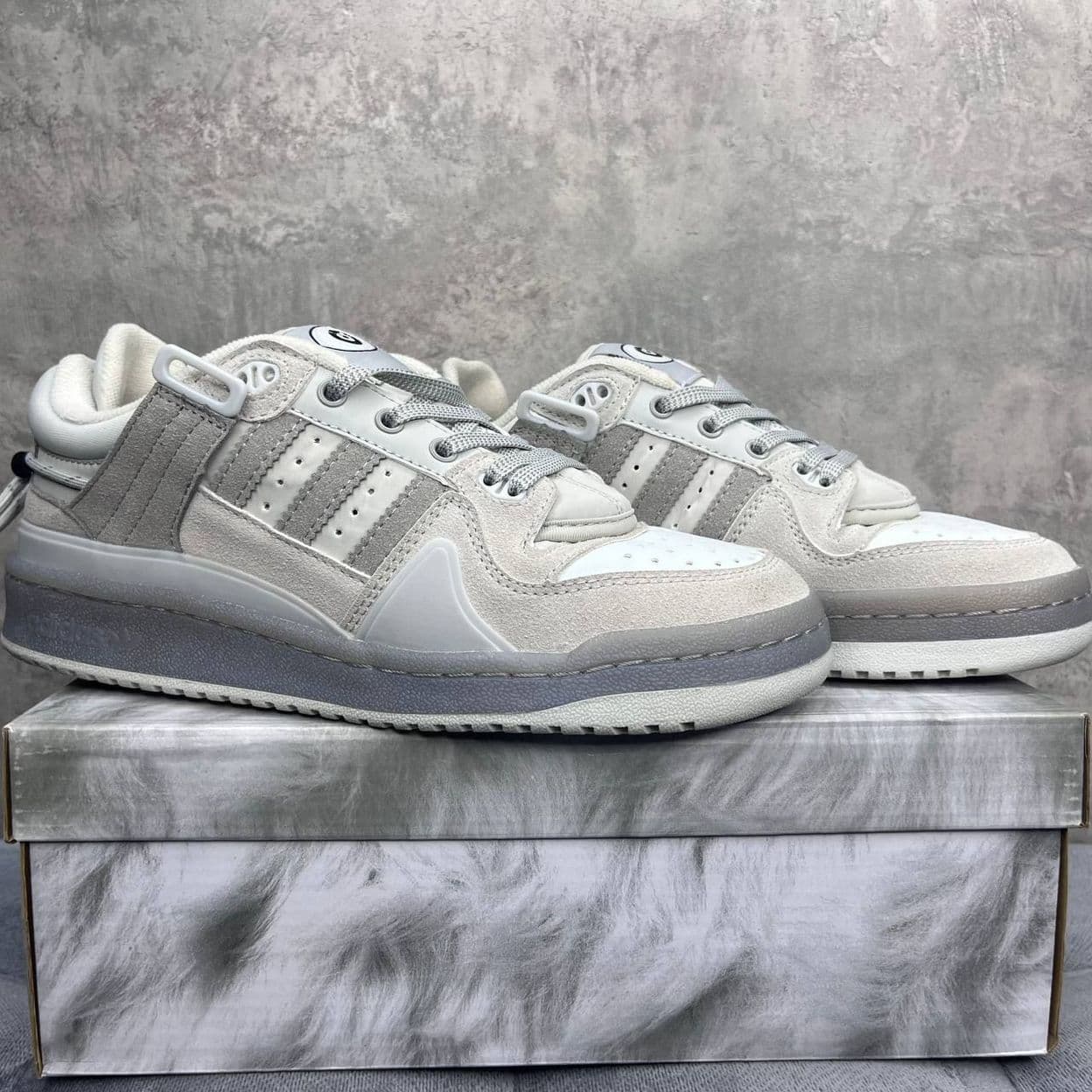 Купить Adidas Forum Bad Bunny Grey