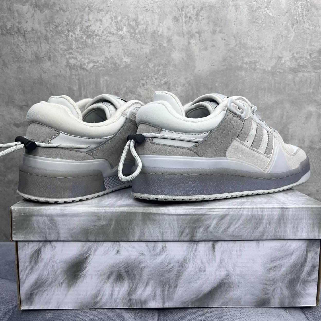 Купить Adidas Forum Bad Bunny Grey