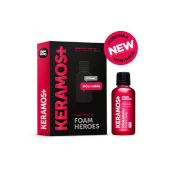 Купить Foam Heroes - Keramos+, керамическое покрытие для ЛКП автомобиля, 50мл