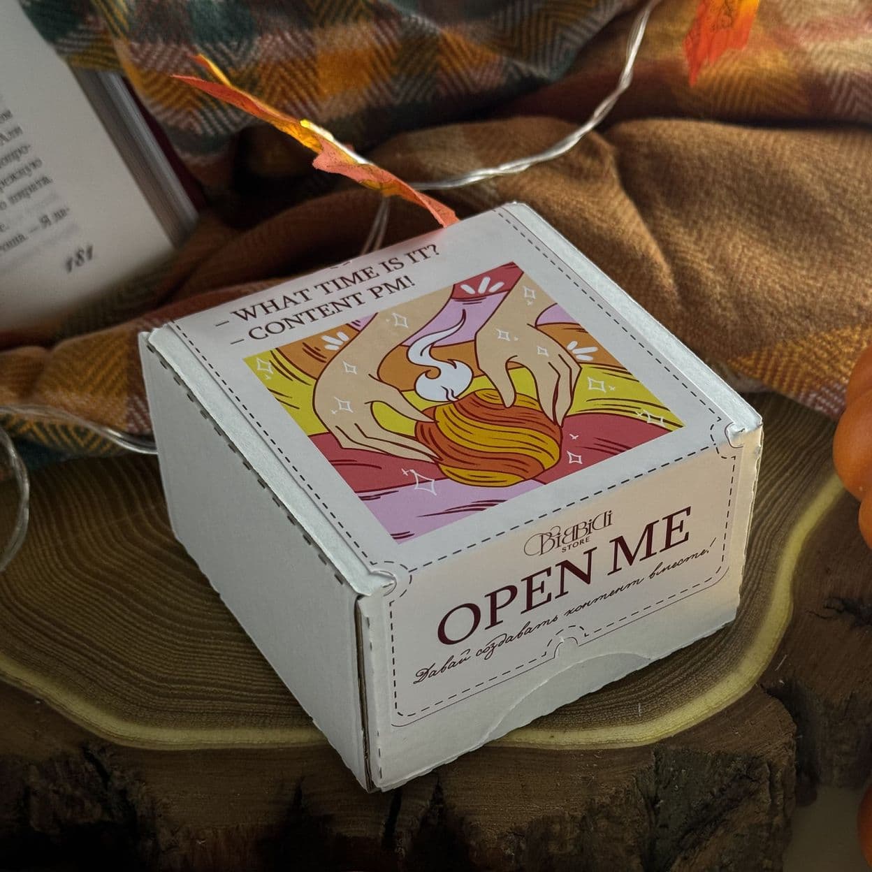 Купить Интерьерная свеча "Тыква" с ароматом печенья. Вид 1